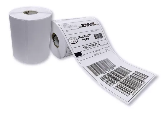 Etiqueta 4x8 Térmica Directa Para Guías Envíos Rollo